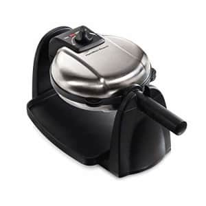 Hamilton Beach Flip Belgian Waffle Maker with Non-Stick Removable Plates, Browning Control, Drip for $73