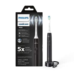 Philips Sonicare 4100 Power Toothbrush, Rechargeable Electric Toothbrush with Pressure Sensor, for $59