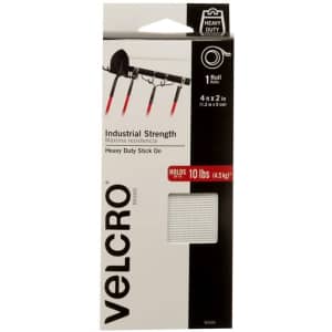 Velcro 4ft x 2" Industrial Strength Tape for $3
