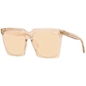 Tom Ford sunglasses Sabrina-02 (FT-0764-S 20Z) Transparent Crystal - Grey with Mirror effect lenses for $210