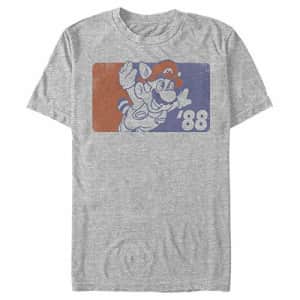 Nintendo Men's Mario Raccoon Suit 1988 T-Shirt, Gray, 5X-Large for $17