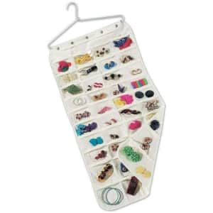 Household Essentials 80-Pocket Hanging Jewelry and Accessories Organizer for $23