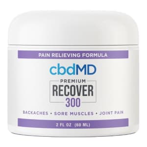 cbdMD 300mg CBD Recover Cream 2-Oz. Jar for $30 cbdMD 300mg CBD Recover Cream 2-Oz. Jar for $30