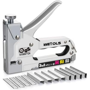 Wetols 3-in-1 Heavy-Duty Staple Gun for $17 Wetols 3-in-1 Heavy-Duty Staple Gun for $17