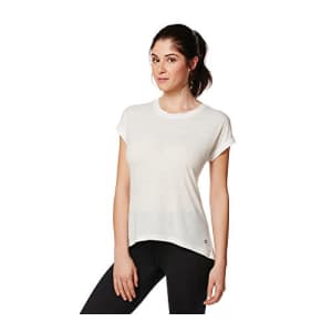 SHAPE activewear Women's Reef Braid Tee, White, Large for $10 SHAPE activewear Women's Reef Braid Tee, White, Large for $10