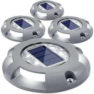 Lifeproof LED Solar Deck/Driveway Lights 4-Pack for $29
