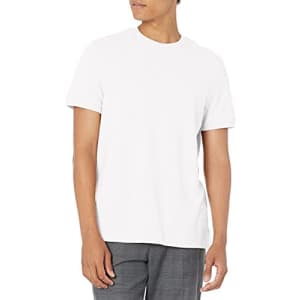 Tommy Hilfiger mens Tommy Hilfiger Men's Flag Crew Neck Tee T Shirt, Bright White, X-Small US for $8