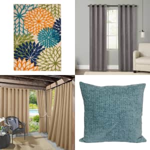 Rugs, Curtains, and Throw Pillows at Kohl's: + free shipping w/ $75 Rugs, Curtains, and Throw Pillows at Kohl's: + free shipping w/ $75