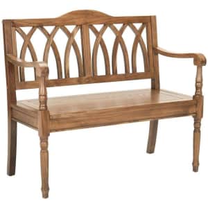 Safavieh Benjamin 40" Elm Wood Bench for $180 Safavieh Benjamin 40" Elm Wood Bench for $180