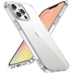 WRJ Crystal Clear Phone Case for iPhone 13 Pro Max for $3 WRJ Crystal Clear Phone Case for iPhone 13 Pro Max for $3