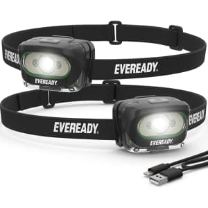 Eveready LED Headlamps 2-Pack for $18