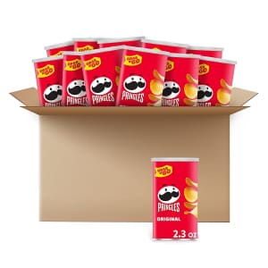 Pringles Original Flavor 2.4-oz. 12-Pack for $8 Pringles Original Flavor 2.4-oz. 12-Pack for $8
