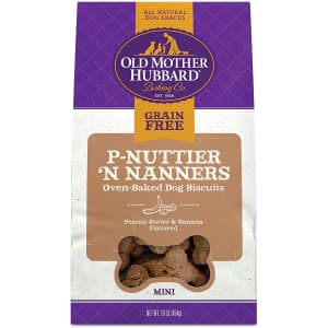 Old Mother Hubbard Peanut Butter & Banana Dog Treats for $5