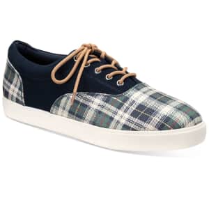 Club Room Men's Colorblocked Lace-Up Sneakers for $12