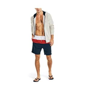Nautica Men's Standard Sustainably Crafted 8" Swim Short, Navy, X-Large for $20