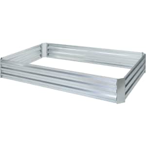 8-Ft. Galvanized Steel Raised Garden Planter Bed for $68 8-Ft. Galvanized Steel Raised Garden Planter Bed for $68