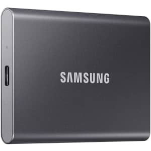 Samsung T7 1TB USB 3.2 Portable External SSD for $110