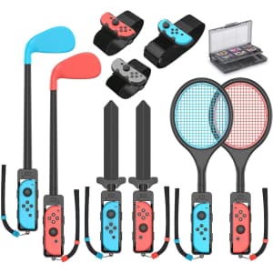 Tendak 10-in-1 Sports Accessories Bundle for Switch for $34