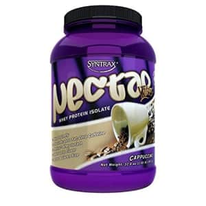 Syntrax Lattes Nectar, Native Grass-Fed Whey Protein Isolate, Robust Coffee Flavor, RBST-Free, for $66