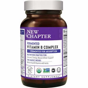 New Chapter Vitamin B Complex, Fermented Vitamin B Complex, ONE Daily with Whole-Food Herbs + for $29 New Chapter Vitamin B Complex, Fermented Vitamin B Complex, ONE Daily with Whole-Food Herbs + for $29