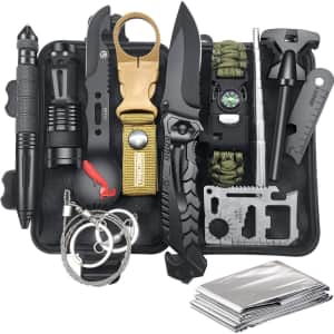 12-in-1 Emergency Survival & Camping Kit for $22 12-in-1 Emergency Survival & Camping Kit for $22