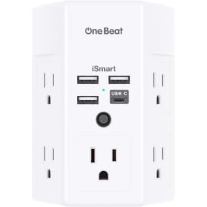 One Beat 5-Outlet Multi-Plug Outlet Extender for $14