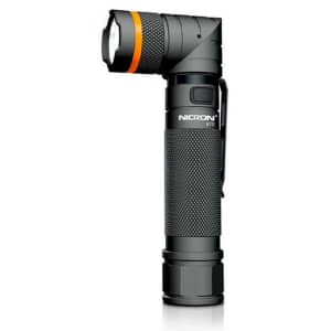 Nicron Rechargable Tactical Twist Flashlight for $36