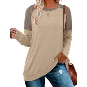 Crazy Grid Women's Color Blocked T-Shirt for $13 Crazy Grid Women's Color Blocked T-Shirt for $13