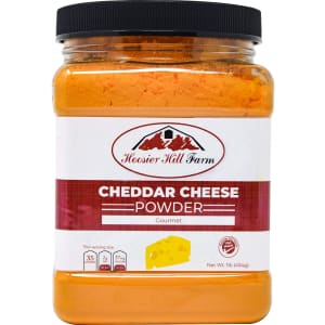Hoosier Hill Farm Cheddar Cheese Powder 1-Lb. Jar for $7.34 via Sub & Save Hoosier Hill Farm Cheddar Cheese Powder 1-Lb. Jar for $7.34 via Sub & Save