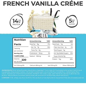 Power Crunch Whey Protein Bars, High Protein Snacks with Delicious Taste, French Vanilla Creme, 1.4 for $15
