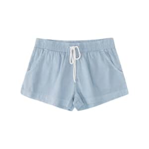 Billabong Girls' Hit The Road Elastic Waist Pull On Short, Chambray, XX-Small for $26