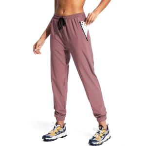 Viodia Women's Quick Dry Joggers for $11