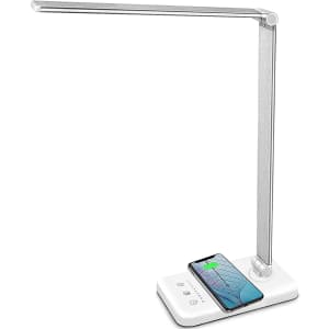 Mchatte LED Desk Lamp with Wireless Charger for $30 Mchatte LED Desk Lamp with Wireless Charger for $30