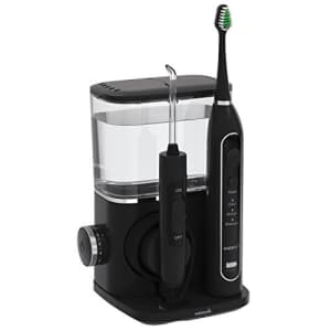 Waterpik CC-01 Complete Care 9.0 Sonic Electric Toothbrush + Water Flosser, Black, Medium for $120