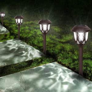 StarGinz Solar LED Path Light 10-Pack for $20 StarGinz Solar LED Path Light 10-Pack for $20