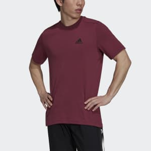 adidas Men's Aeroready Designed 2 Move Feelready Sport T-Shirt for $15