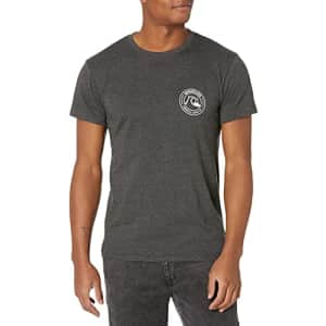 Quiksilver Men's Closed Bubble Mod Tee Shirt, Charcoal Heather, L for $9