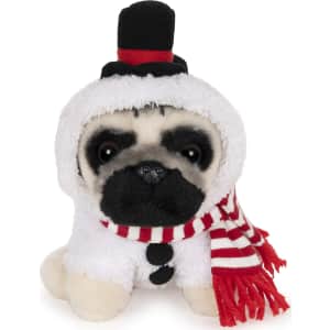 Gund Doug The Pug Snowman Holiday Plush Stuffed Animal Dog for $6 Gund Doug The Pug Snowman Holiday Plush Stuffed Animal Dog for $6