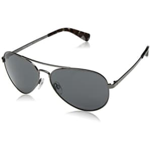 Cole Haan Men's Ch6007 Metal Aviator Sunglasses, Dark Gunmetal, 58 mm for $58