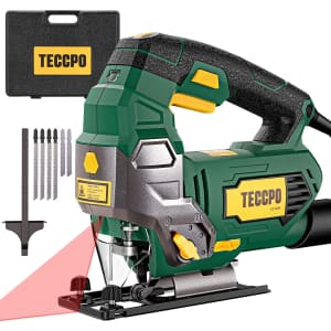 Teccpo 6.5-Amp 3000 SPM Jig Saw with Laser for $40