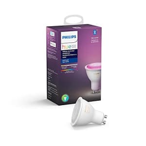Philips Hue 542332 Hue Smart Bulb, 1 Count (Pack of 1), White and Color Ambiance for $50