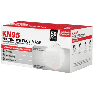 Disposable KN95 Mask 50-Pack for $18