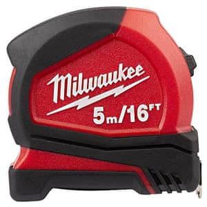 MILWAUKEE'S Tape Measure,SAE/Metric,Blade 16 ft/5m L for $15 MILWAUKEE'S Tape Measure,SAE/Metric,Blade 16 ft/5m L for $15