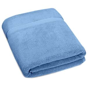 Amazon Brand Pinzon Heavyweight Luxury Cotton Large Towel Bath Sheet - 70 x 40 Inch, Marine for $55 Amazon Brand Pinzon Heavyweight Luxury Cotton Large Towel Bath Sheet - 70 x 40 Inch, Marine for $55