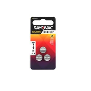 Rayovac LR44 Battery, Silver Oxide 303, 357, AG13, or SR44 1.5 Volt Batteries (3 Battery Count) for $17 Rayovac LR44 Battery, Silver Oxide 303, 357, AG13, or SR44 1.5 Volt Batteries (3 Battery Count) for $17