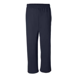 Gildan Activewear Heavyweight Blend Open Bottom Sweatpants, M, Navy for $17
