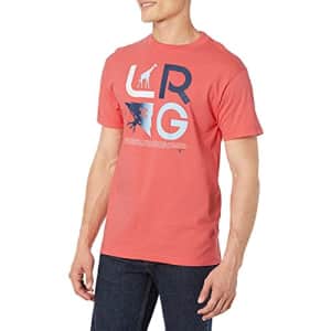 LRG Men's Spring 21 Graphic Designed Logo T-Shirt, Icons Coral, 3X for $23 LRG Men's Spring 21 Graphic Designed Logo T-Shirt, Icons Coral, 3X for $23