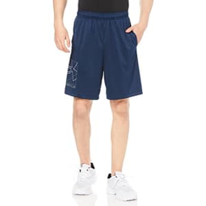 Under Armour Men's Tech Boxed Logo Shorts, Academy (408)/Quirky Lime, Large for $20 Under Armour Men's Tech Boxed Logo Shorts, Academy (408)/Quirky Lime, Large for $20