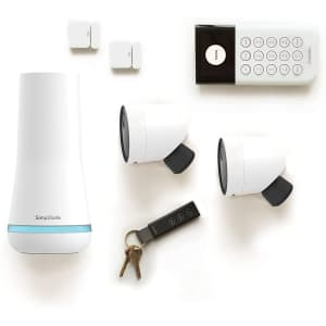 SimpliSafe 7-Piece Home Security System with 2 Wireless Cameras for $390