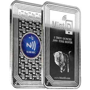 5-oz. MintID Buffalo Silver Bar for $164 5-oz. MintID Buffalo Silver Bar for $164
